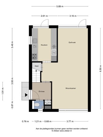 Floorplan - Hendrik Verheeslaan 83, 5283 CS Boxtel